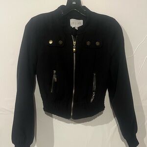 dELiA*s Black Bomber Jacket